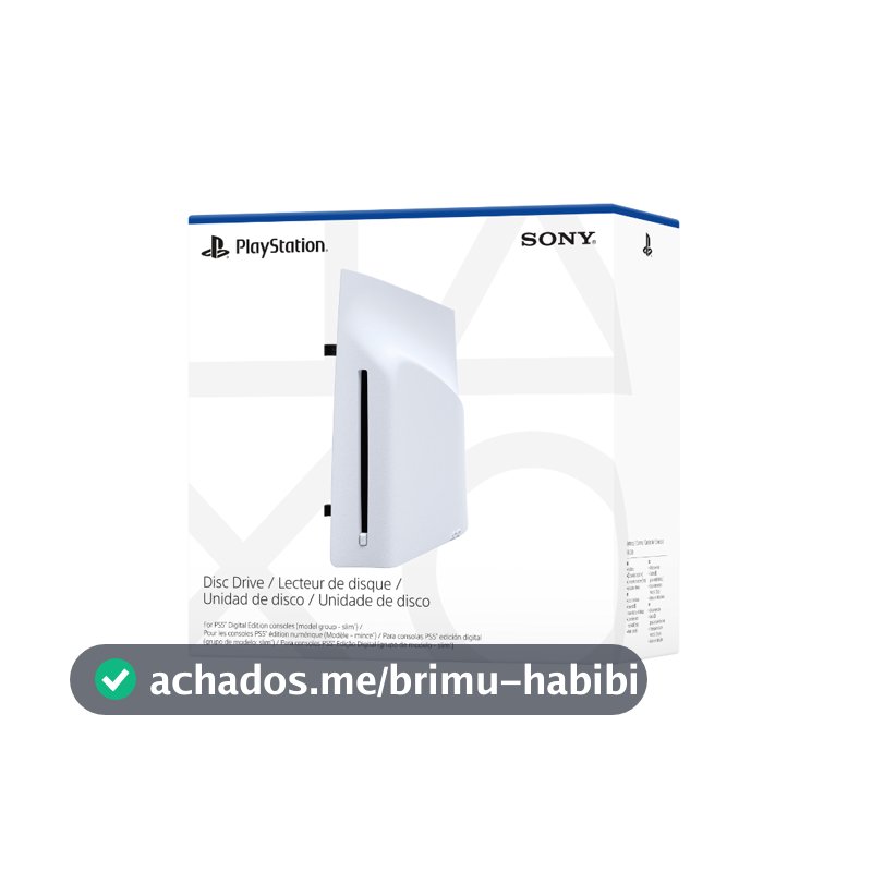Unidade de Disco Playstation 5 Pro e Slim Digital Edition - PS5