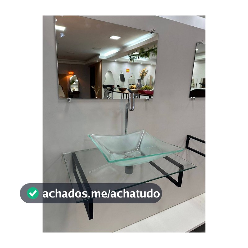 Gabinete De Vidro Banheiro Tampo Lavatório Pia 40x40cm 50x40cm 60x40cm PPR Cores