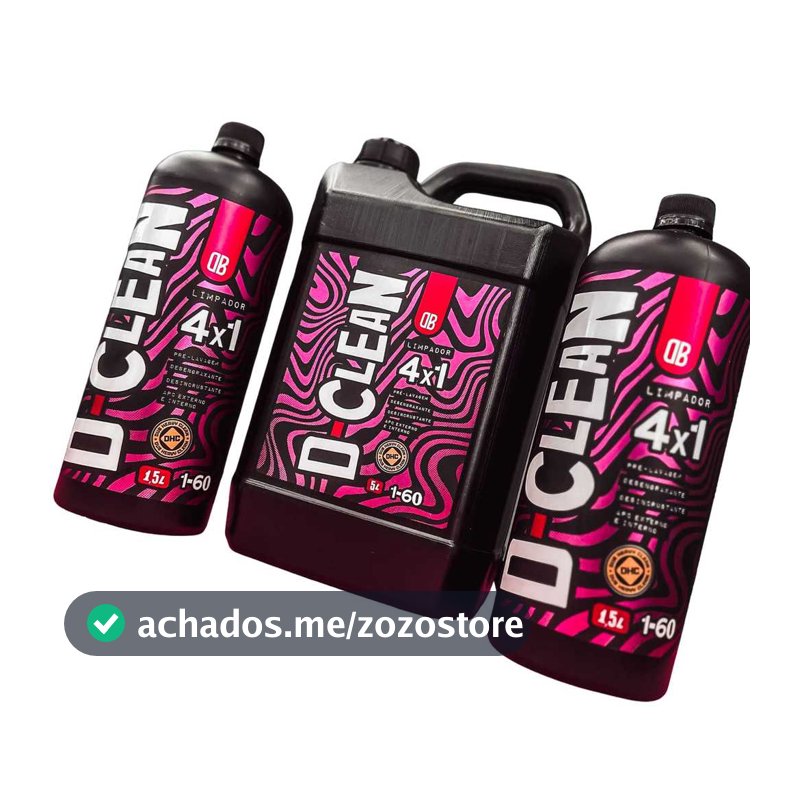 D-Clean Limpador 4x1 APC Desengraxante Limpeza Motor Interior Caixa De Roda Chassi 1.5L