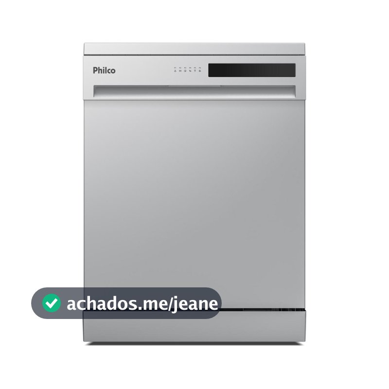 Lava Louças Philco 14 Serviços Painel Digital PLL14A Inox