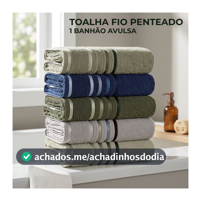 Toalha Banhão Lumina Karsten Fio Penteado 100% Algodão Toque Macio Grossa Ótima Absorção Gigante
