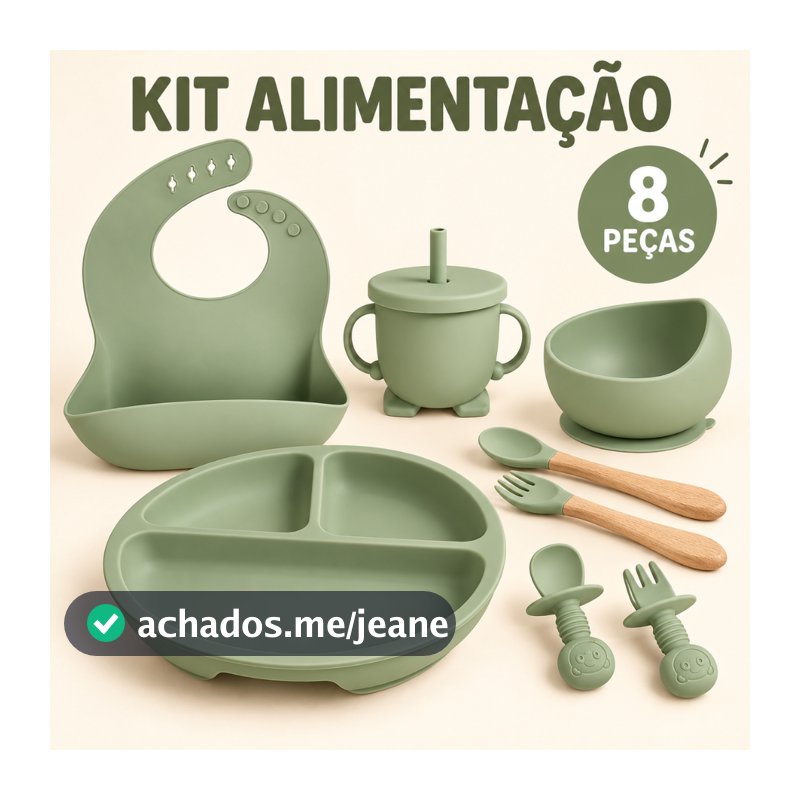 Kit 8 pecas Talheres do Bebê Conjunto Prato De Jantar De Silicone Para Bebês Com Tigela De ventosa Sippy Cup Bibs Colher