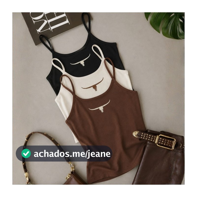 Kit 3 Regatas Femininas Country Western Longhorn Suplex Premium Ajustada