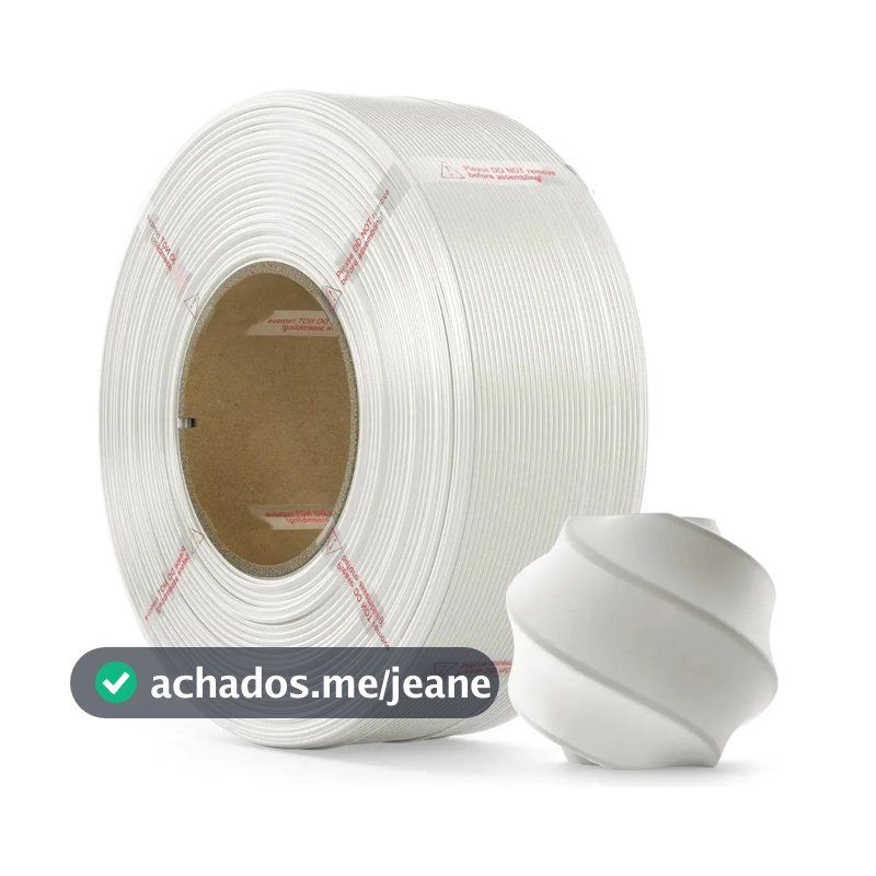 Filamento Bambu Lab PLA Lite Branco Refil 1kg 1,75mm Original