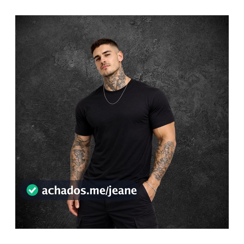 Camiseta Masculina Básica Lisa Algodão Premium Confortável Casual Academia Dia a Dia