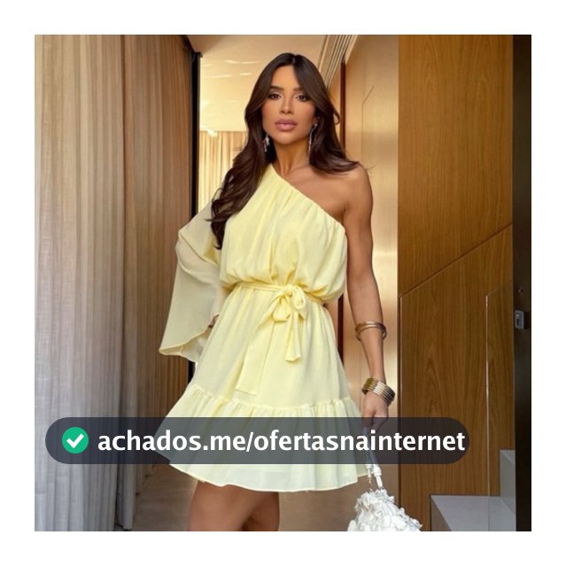 Vestido Feminino Luxo curto Tule ombro só cinturado