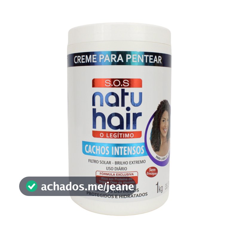 Creme para Pentear NatuHair S.O.S Cachos Intensos 1kg