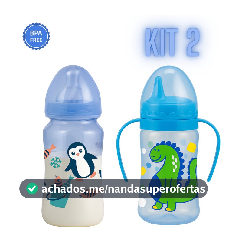 Kit Para Bebês 2 Copo De Treinamento