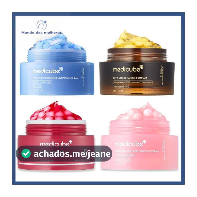 Medicube Deep Vita C PDRN Pink Collagen TXA Moisturizing Hyaluronic Moisturizing Capsule Cream 55g