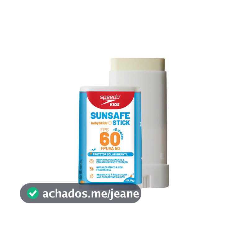 Protetor Solar Infantil FPS60 SUNSAFE Baby & Kids PINK CHEEKS