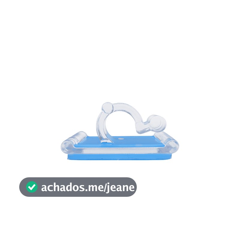 Organizador de Fios MZ Clip 6mm Transparente - Suporte Adesivo para Pisca Pisca, Decoração de Natal
