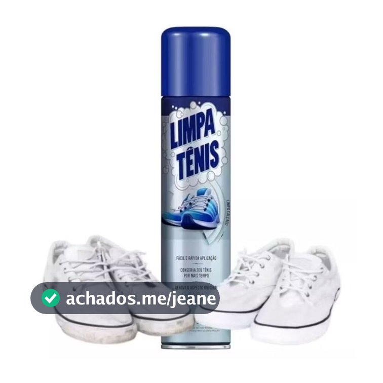Limpa Tênis rápido fácil aplicação espuma limpeza Premium
