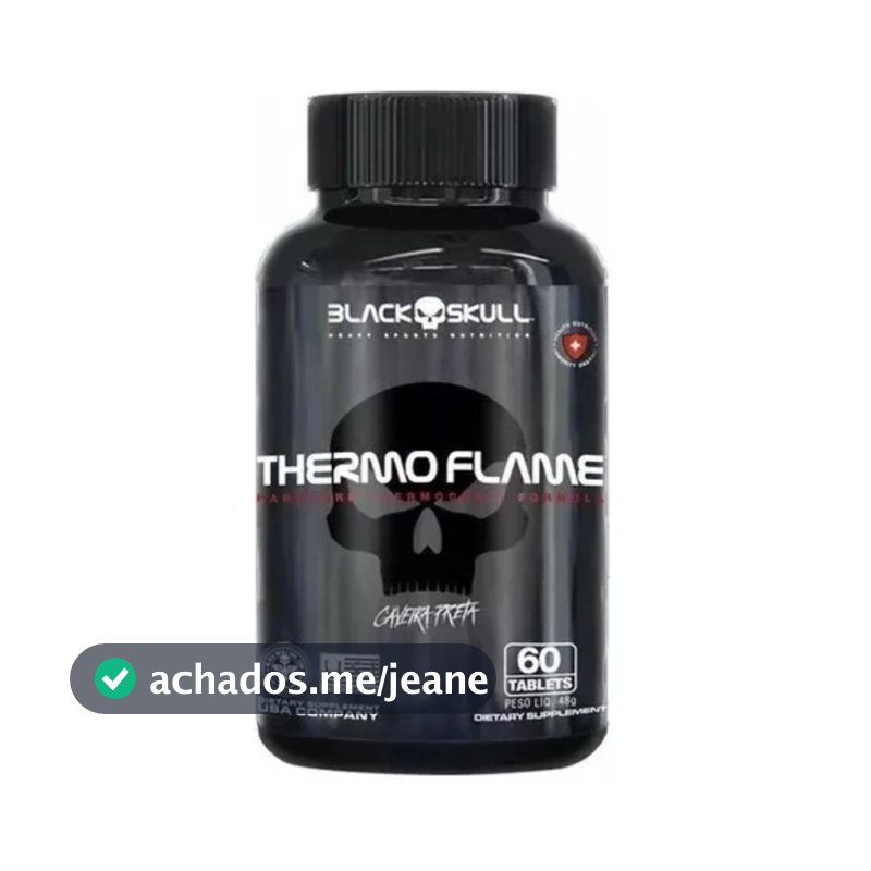 Termogênico Thermo Flame 60 Tabletes Blackskull