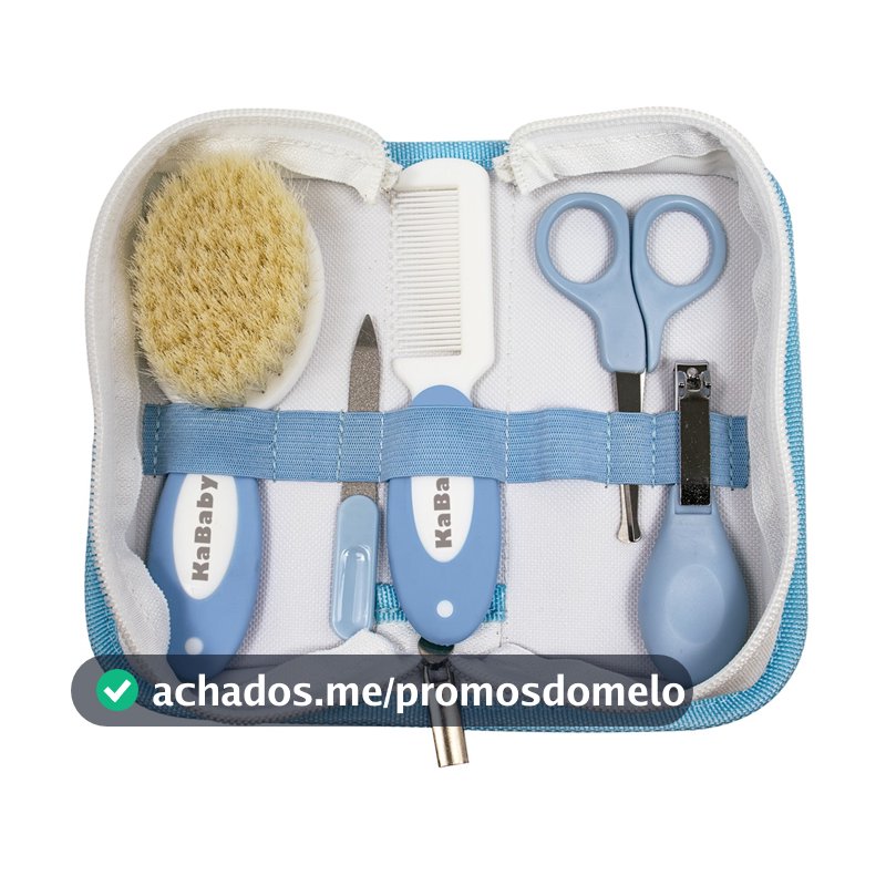 Kit Higiene Completo c/ 5 peças KaBaby Azul