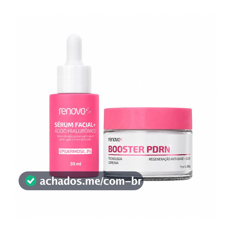 Sérum Ácido Hialurônico + Creme Facial - Renova Be Original
