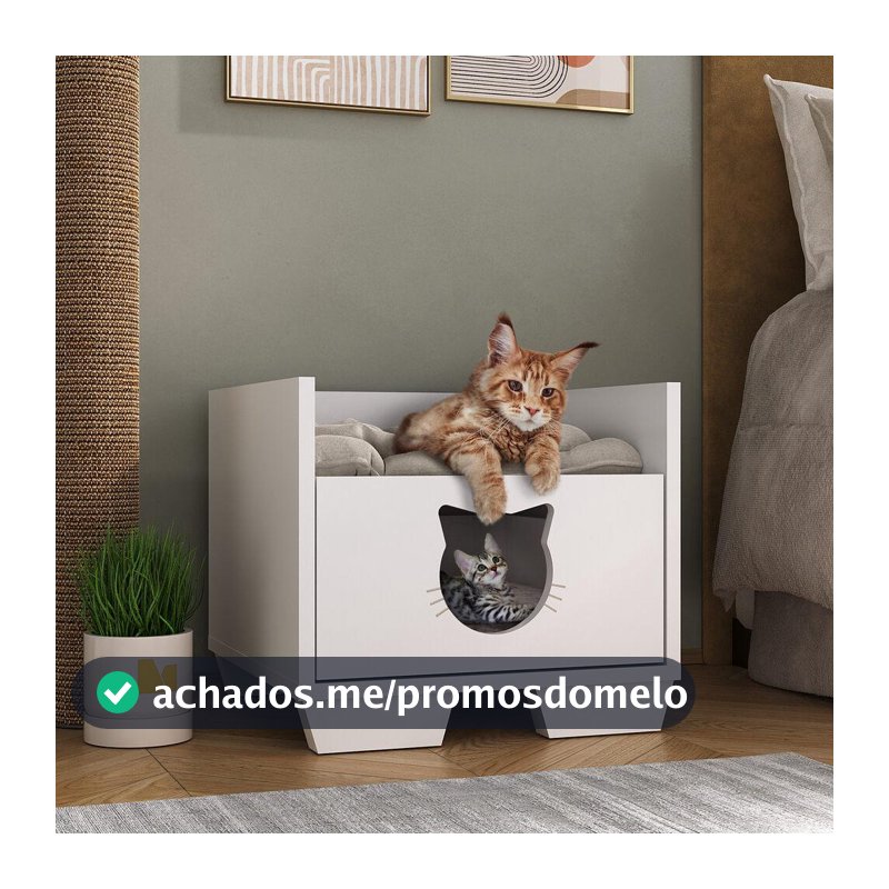Cama Pet para Gato com 1 Gaveta Multimóveis MP4127