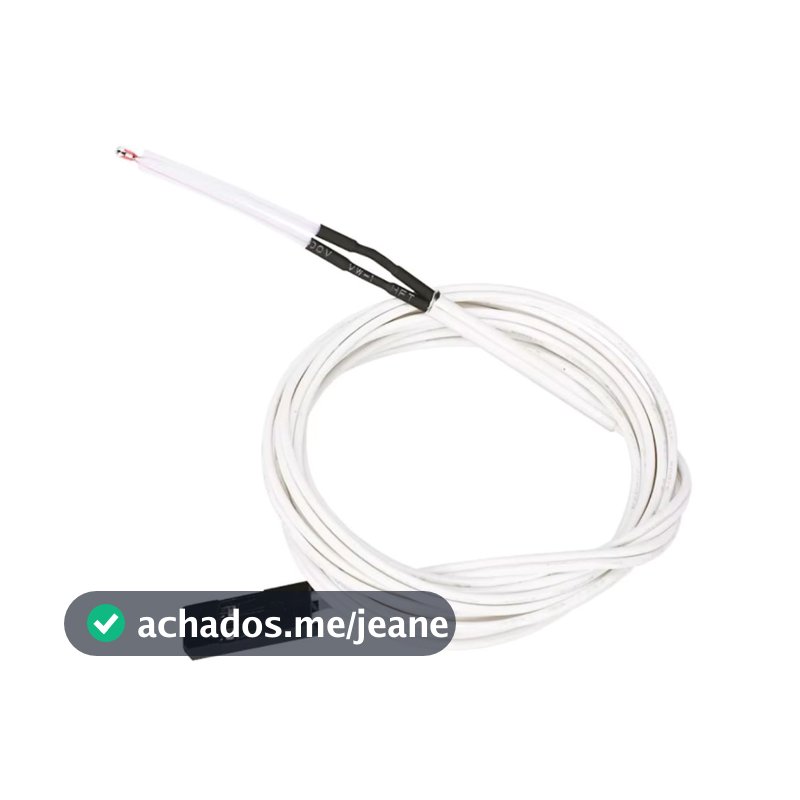 100 K Ohm Ntc 3950 Termistor Com Cabo Para Impressora