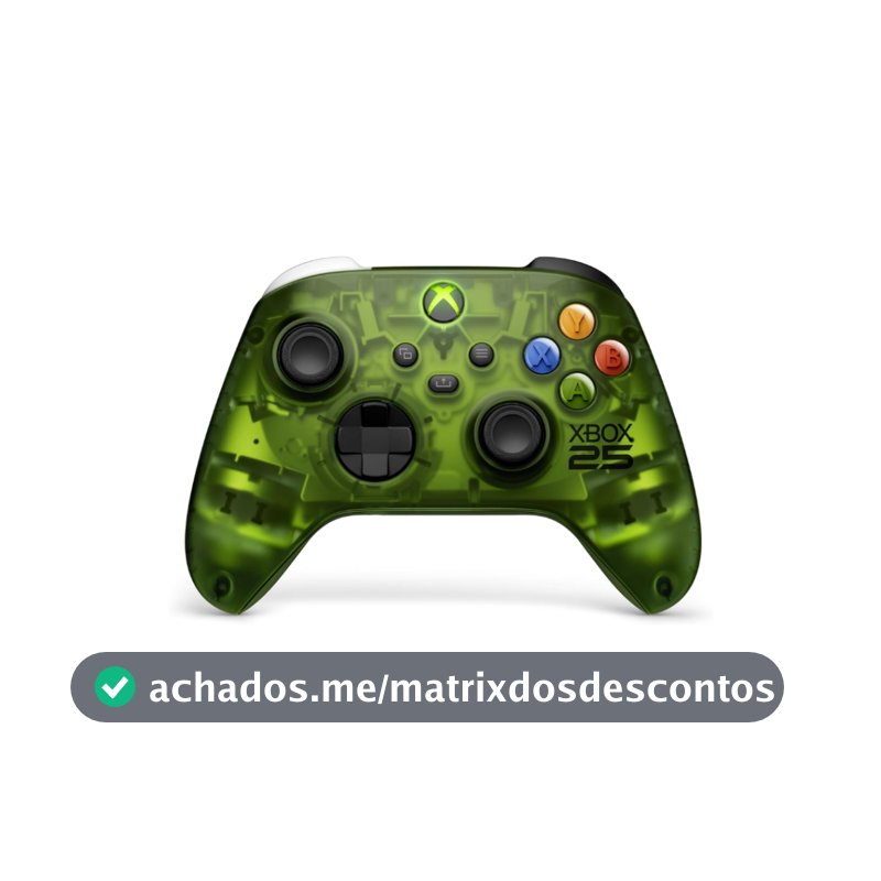 Controle sem fio XBOX - X25 Edição Especial de 25 anos - XBOX Series X/S, XBOX One, PCs, TVs, Mobile