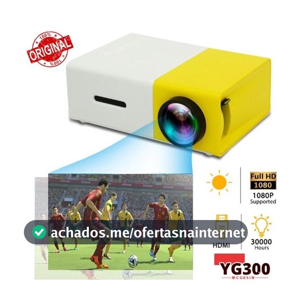Mini Projetor Portátil Ultra MP20 Com LED yg300 Para Casa . HDMI , USB , Controle Remoto , yg300 , yg-300 lcd projektor