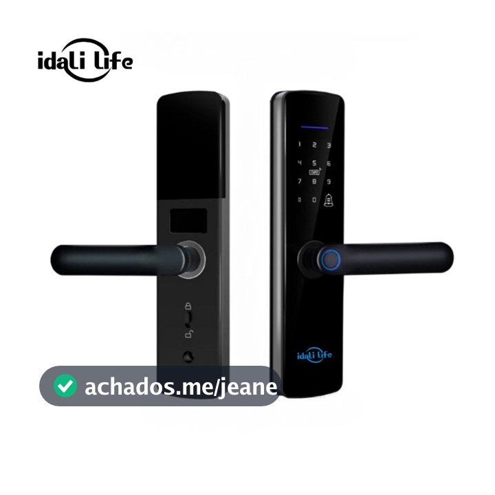 Fechadura Digital Inteligente com Biometria e Senha  Segurança Avançada IDALI LIFE