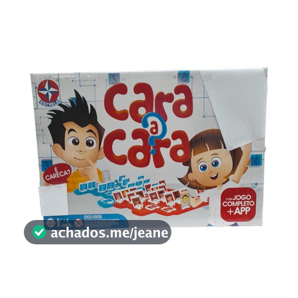 Jogo Cara A Cara Tabuleiro-estrela