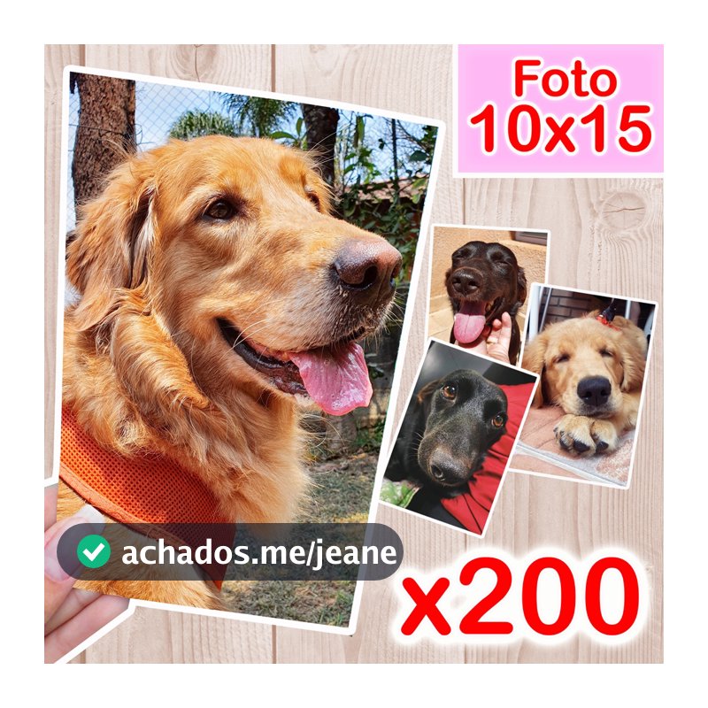 Revelar Fotos 10x15 (200 Unidades)