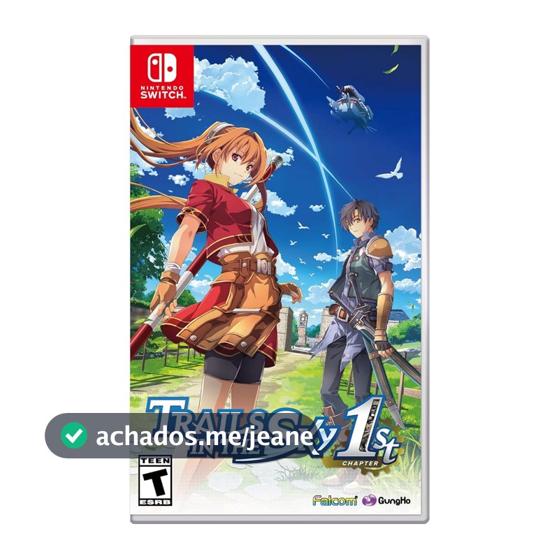 Trails in the Sky 1st Chapter Switch Midia Fisica