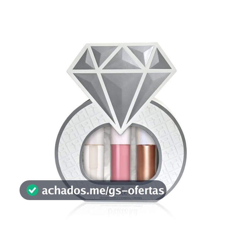 Kit Bride Franciny Gloss Iluminador E Blush Casamento Prata