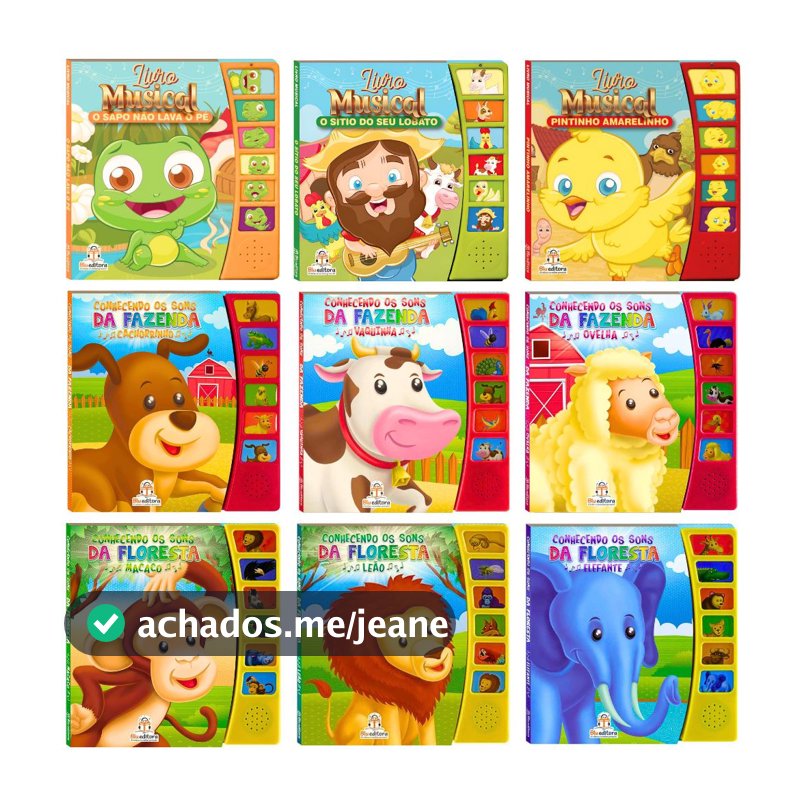Livros Sonoros Infantil | Conhecendo os Sons dos Animais + Amiguinhos Sonoros | Aprendizado e Diversão Interativo