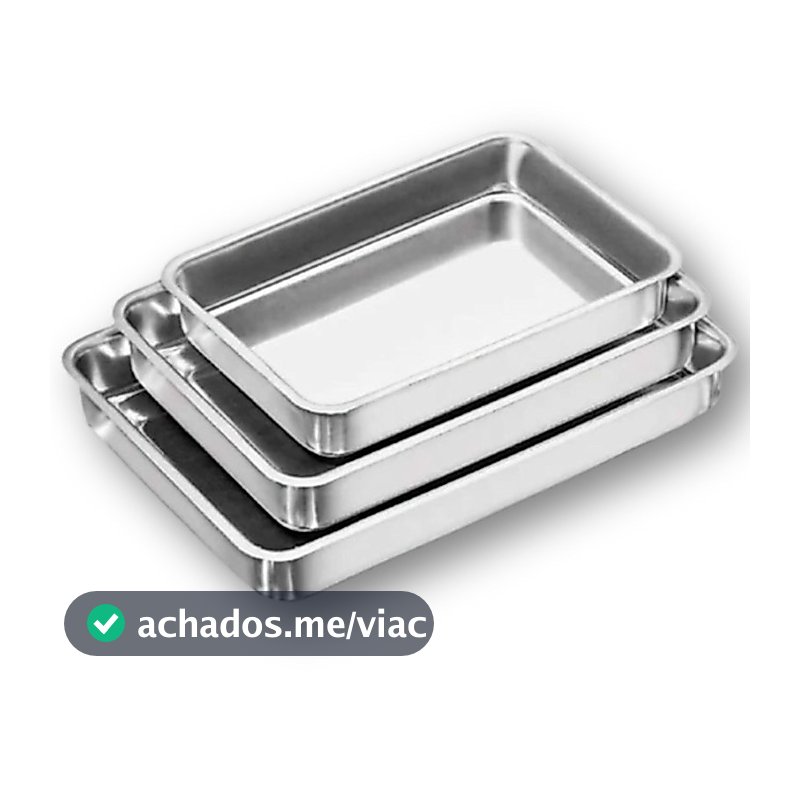 Jogo De Assadeira Forma de Bolo Retangular  Com 3 Peças - Padrão Tabuleiro Forma Para Biscoito, Forma de Rocombole