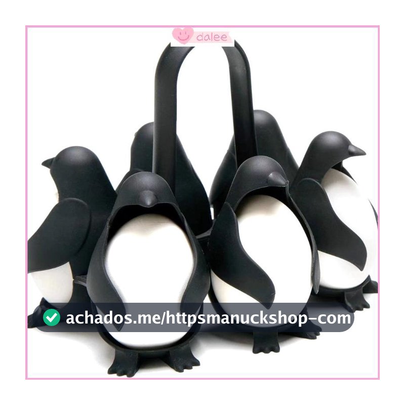 DALEE Pinguins Forma Porta-Ovos Para Ferver Cozinha Engraçado E Prático