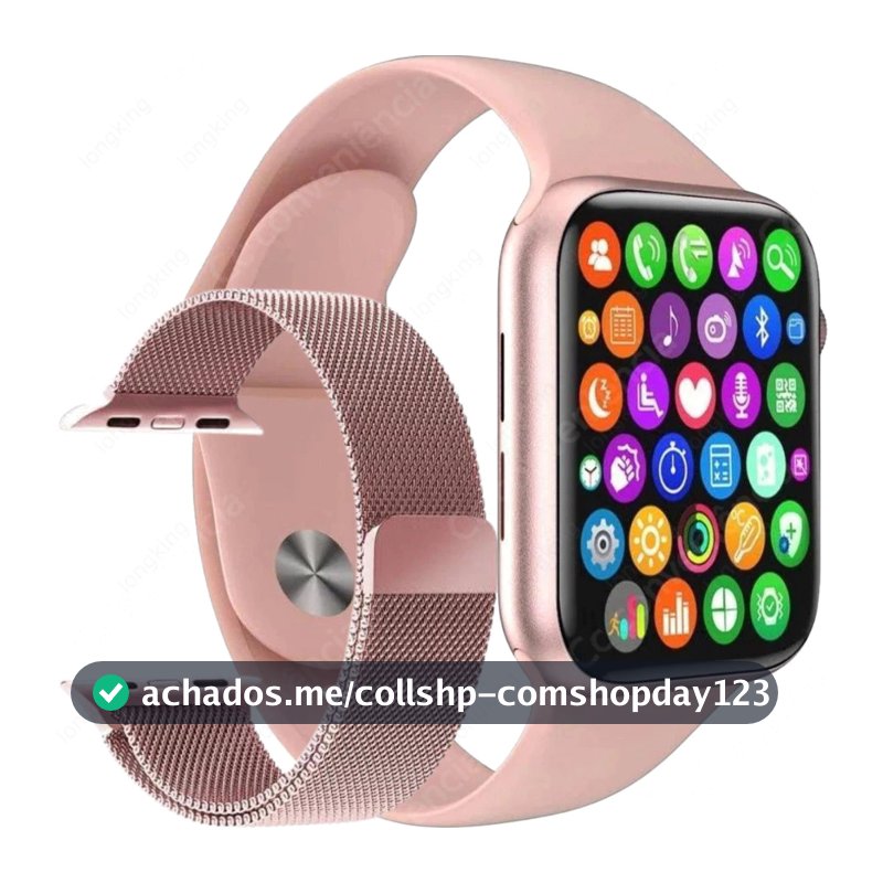 Lançamento De Smartwatch Relógio Inteligente Com Tela Infinita E Duas Alças , Estilo Tecnologia Para Homens Mulheres