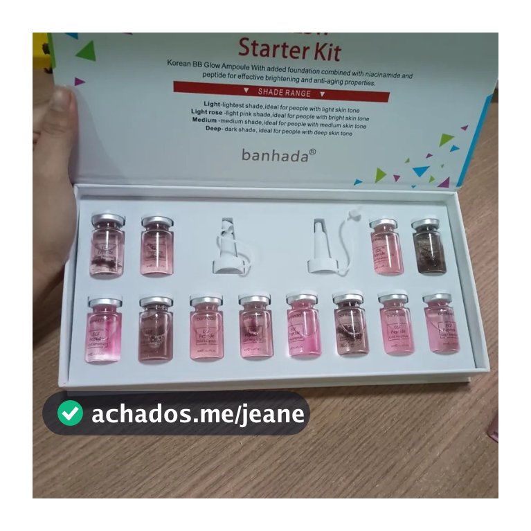 Bb Glow Starter Kit Sérum Para peles rosadas - 12 Ampolas De 8ml