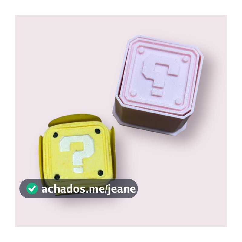 INTERROGAÇÃO MARIO  PERSONAGEM Ejetores e Modelador De Docinhos brigadeiros pasta americana Doces, Massa, Biscoitos