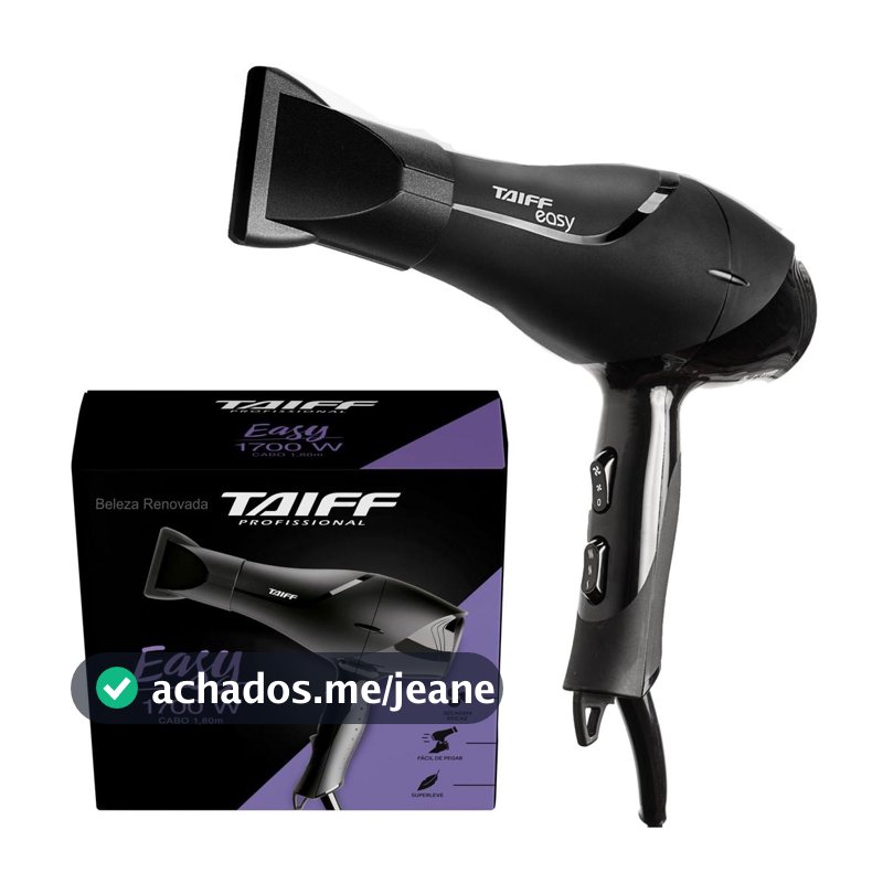 Secador De Cabelo Taiff Profissional  Easy Motor Ac Original