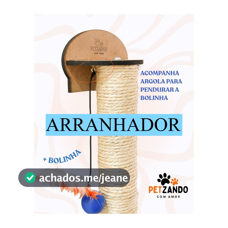 Arranhador de Parede para Gatos, Brinquedo que Estimula sem Furar a Parede