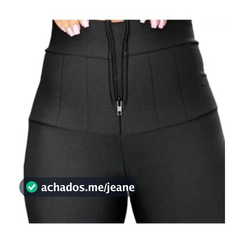 Calça Lipo Super Tecido Suplex Power Legging Modeladora PP ao Plus Size