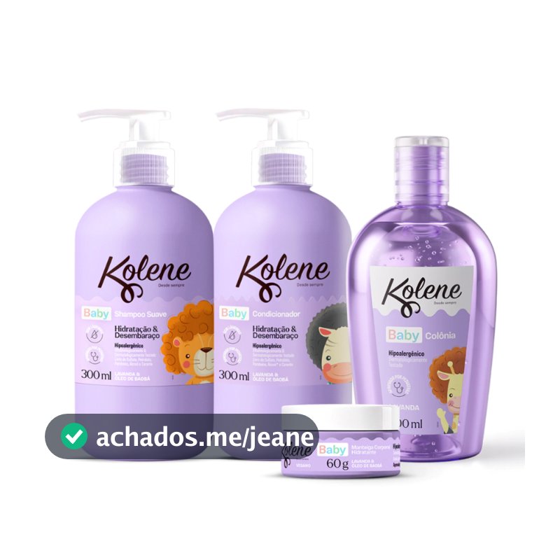 Kit Kolene Baby 0 a 3 anos
