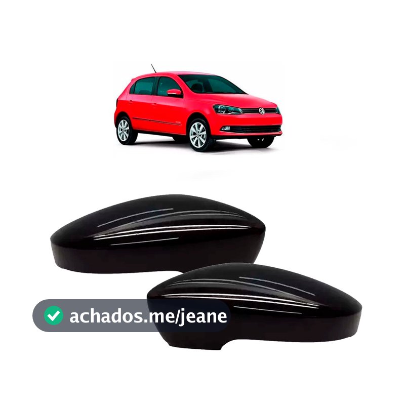 Par Capa Retrovisor Gol G6 13 A 2016 Fox 11 A 23 Black Piano