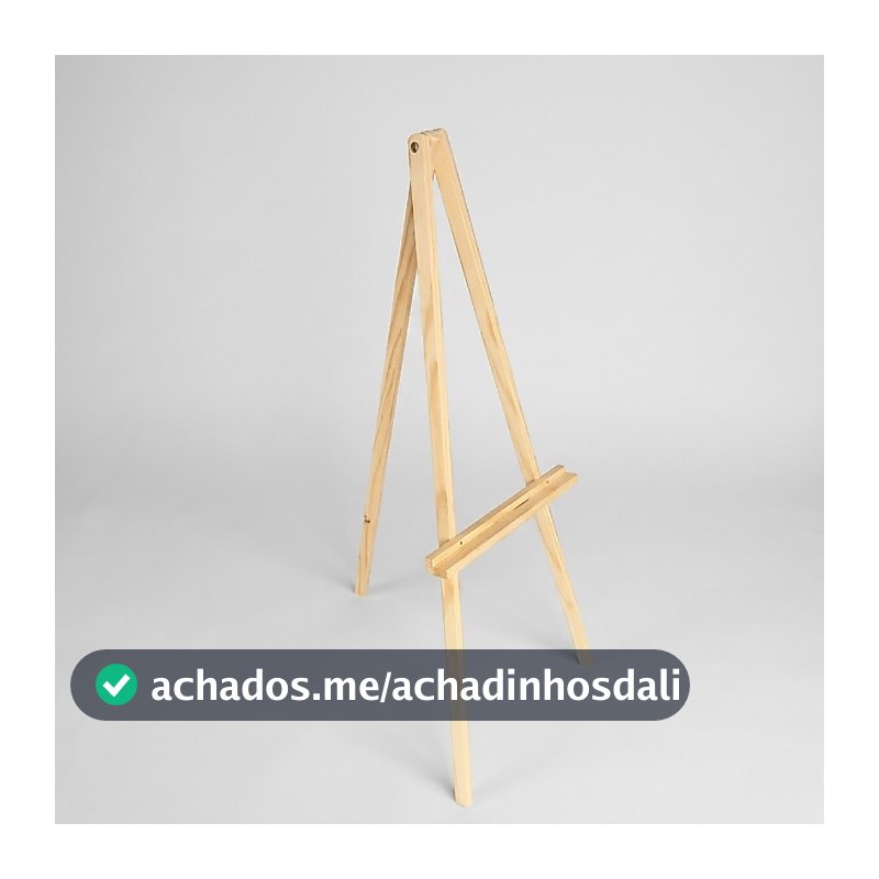 Cavalete Madeira para placa de recepção casamento evento festa aniversario casamento com 1,40 Metro