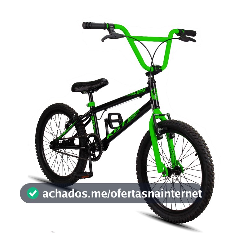 Bicicleta Aro 20 KGT Cross Bmx FreeStyle Infantil Juvenil Aro Aero V-Brake