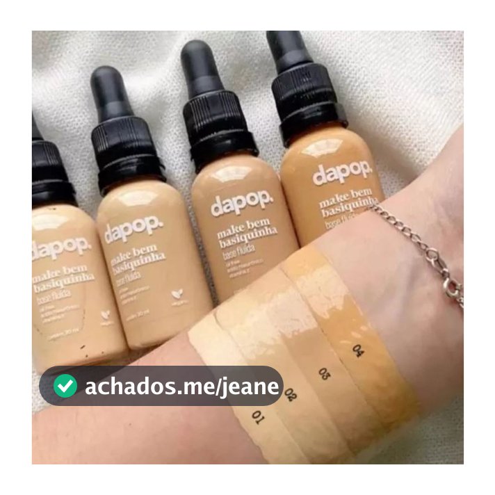 Base Fluída Vegana Dapop Make Bem Basiquinha