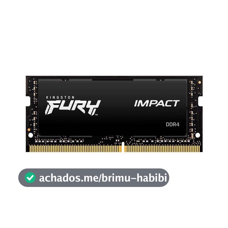 Memoria RAM 16GB Notebooks DDR4 Fury Impact 3200 MHz KF432S20IB/16
