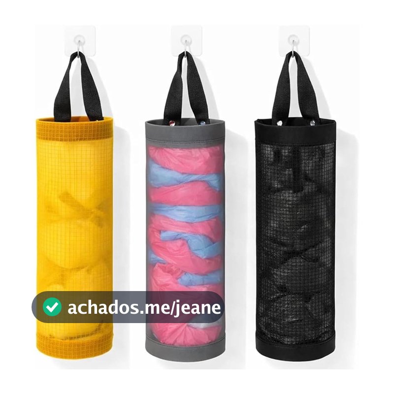 Organizador de Sacolas Dispenser Organizadora De Plástico Para Armazenamento De Sacolas De Cozinha