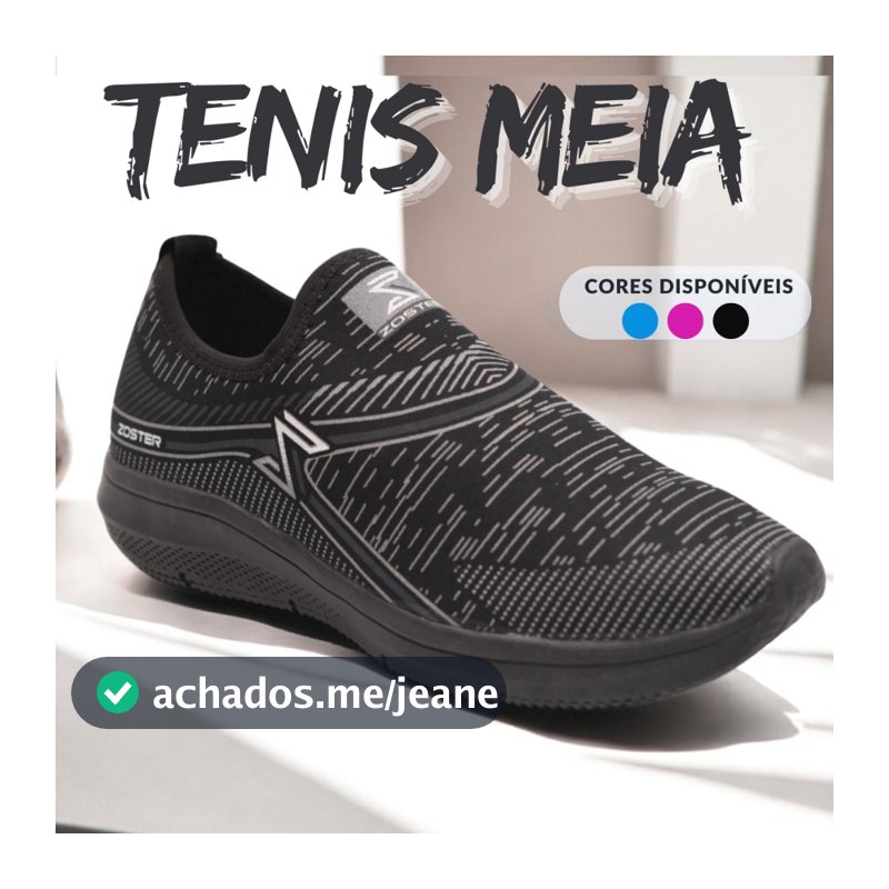 Tênis Casual Meia Esportivo Masculino – Leve, Flexível e Confortável – Envio Imediato