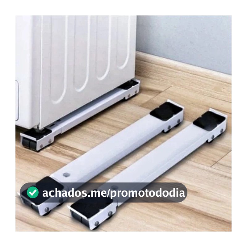 uporte Universal de Alumínio De Base Com Rodinha Para Geladeira Fogão E Máquina De Lavar Lousa Base Carrinho até 200kg