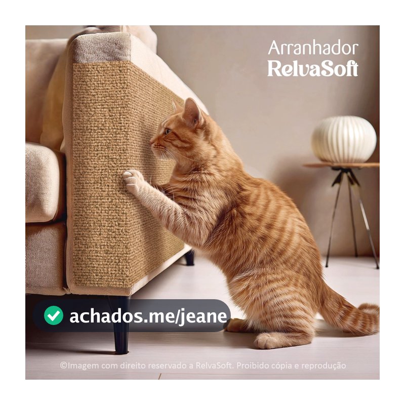 Protetor de Sofá Super Premium - Para Gatos - Arranhador Pet - Tamanhos De 30 a 200cm