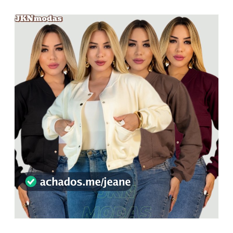 JAQUETA CASUAL, Feminina , CARGO, Moletom Com BOLSO Manga Caída Blogueira Inverno, moda casual  ,tendência 2026