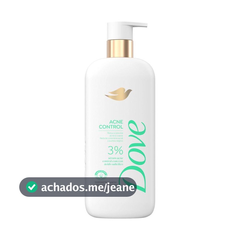 Sabonete Líquido Dove Controle de Acne Sérum com Ácido Salicílico 547ml