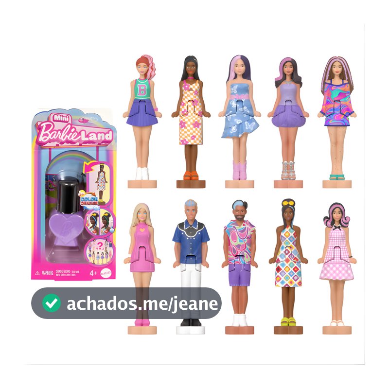 Boneca Fashionista Surpresa Barbie Mini Barbieland Sortido Jcp97 - Mattel